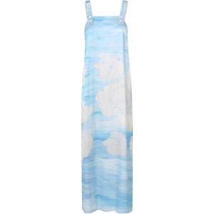 Helmstedt Cloud Maxi Silk Strap Dress in Sky L/XL